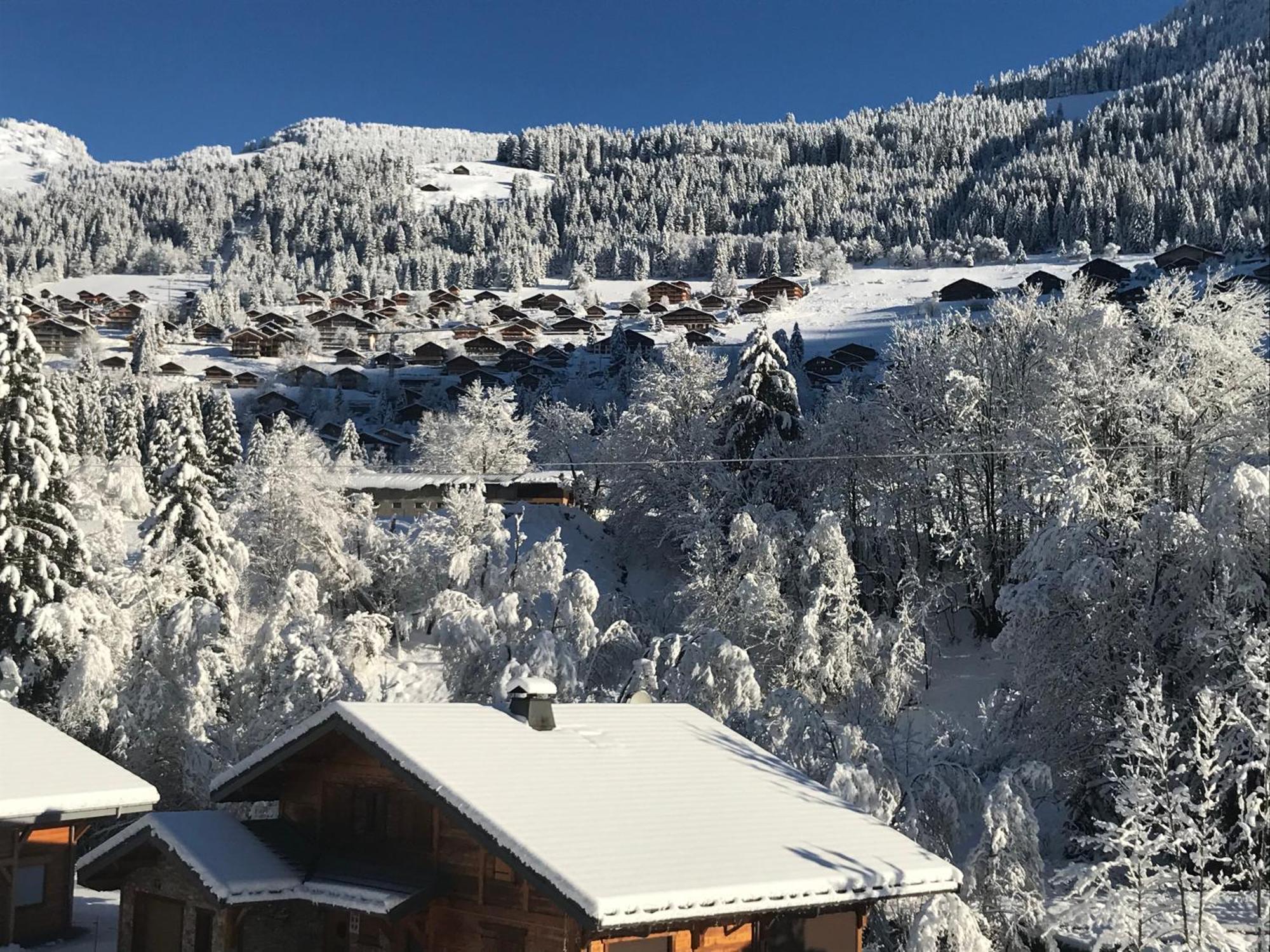 Au Bois De Lune Châtel Exterior foto